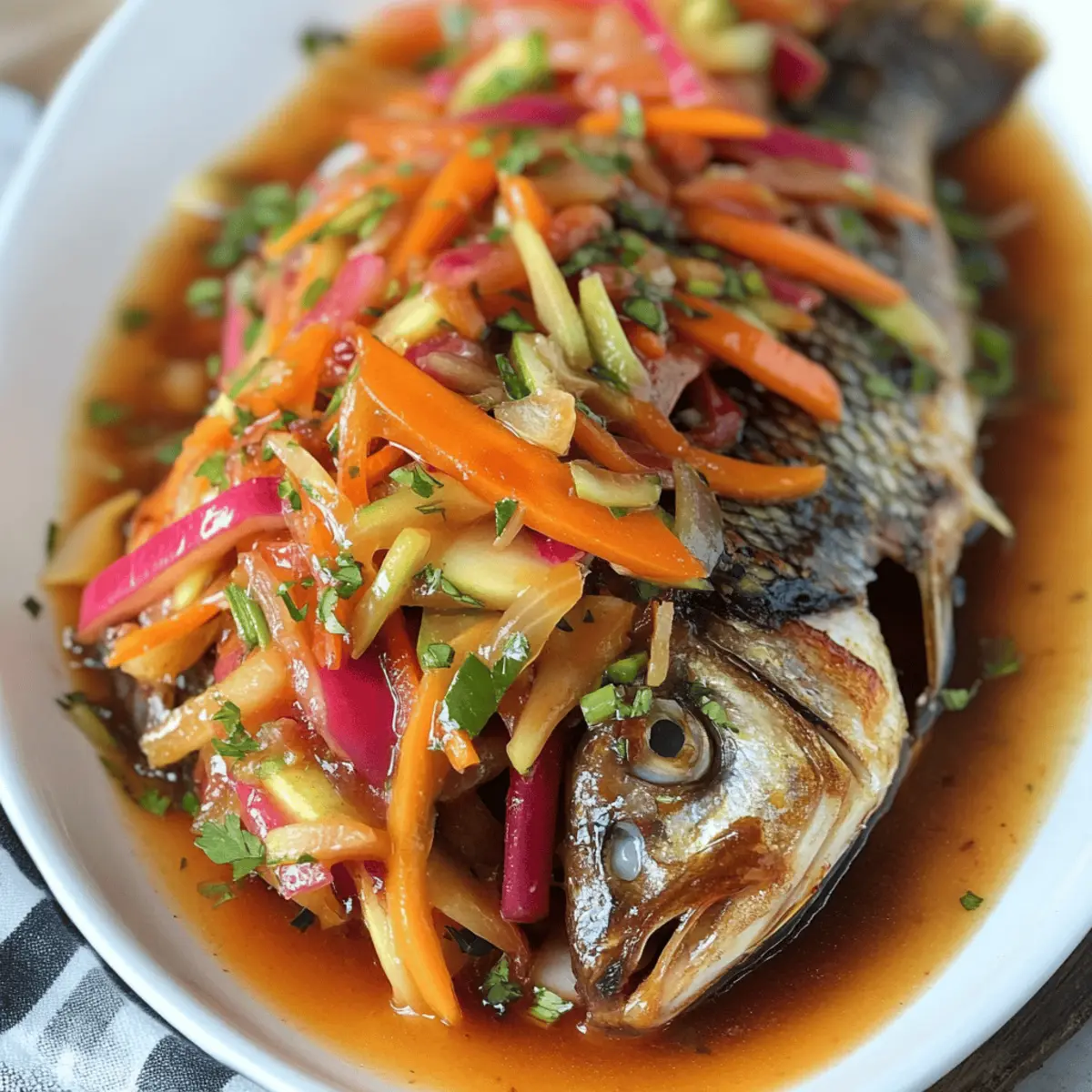 Escabeche- Sweet & Sour Fish