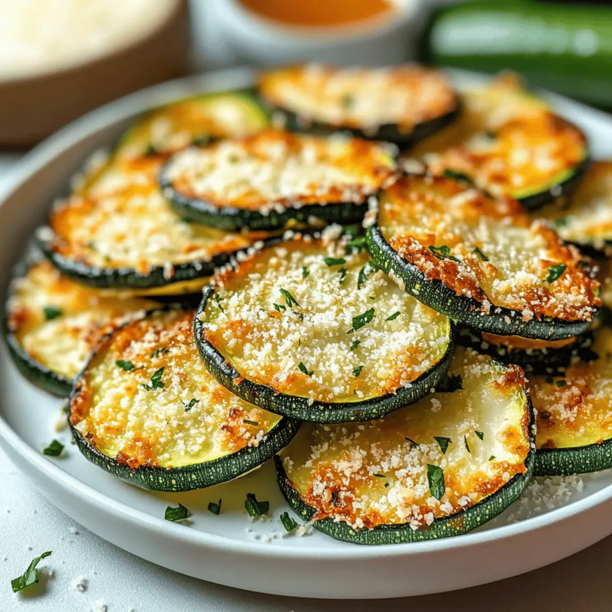 Crispy Baked Parmesan Zucchini