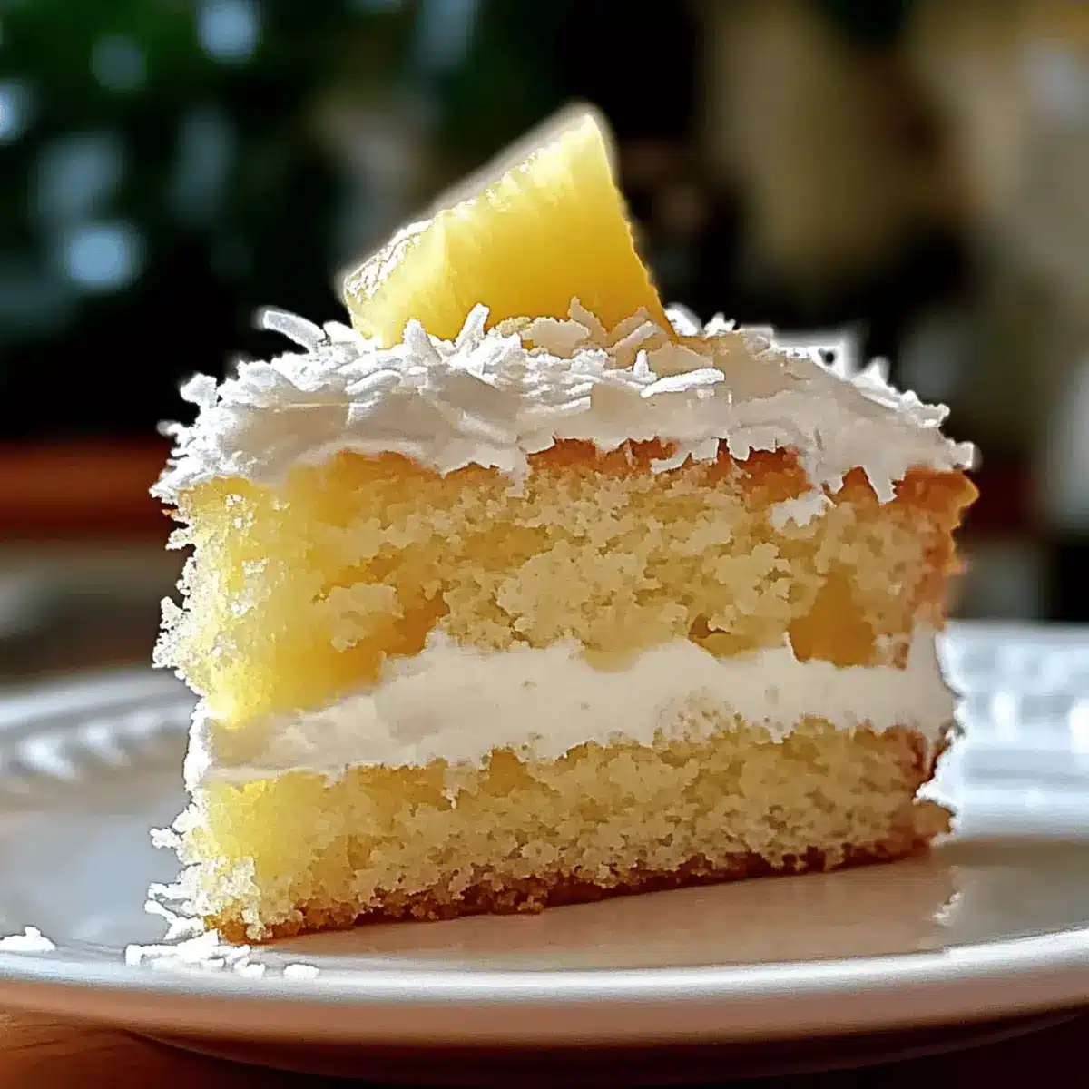 Pineapple Coconut Dream Cake