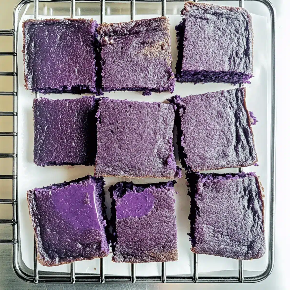 Ube Mochi Cake