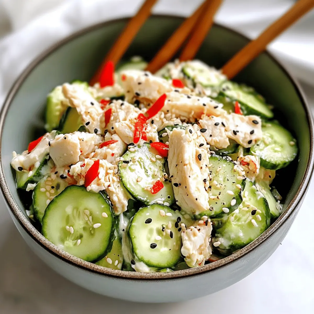 Roll Cucumber Salad