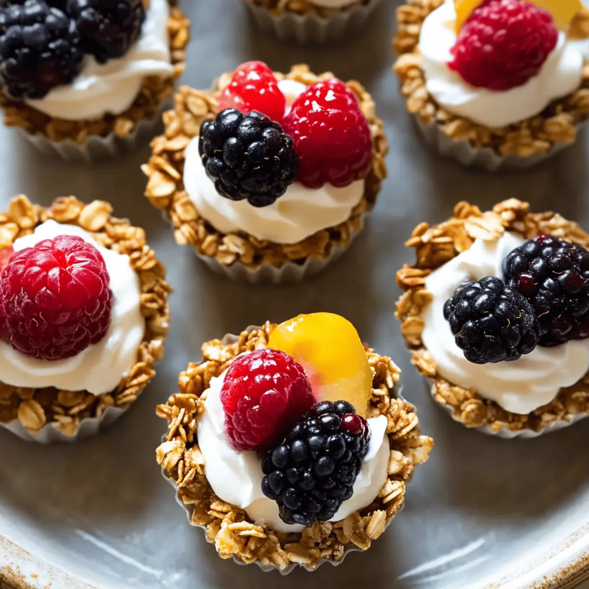 Breakfast Granola Cups