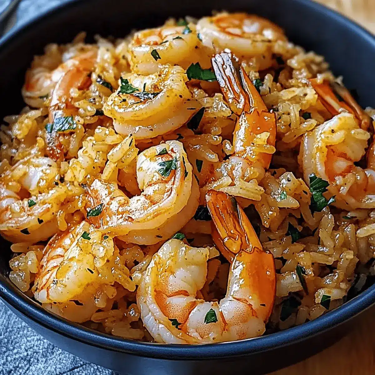 Garlic Butter Shrimp & Rice