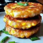 Cheesy Corn Fritters