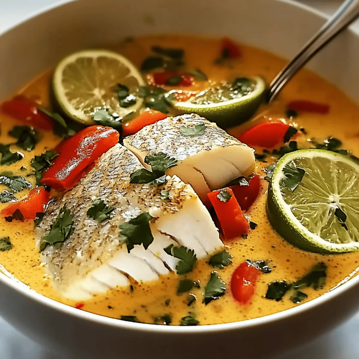 Coconut Lime Fish Soup