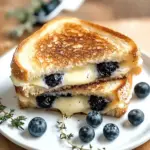 Crispy Blueberry Grilled Cheese