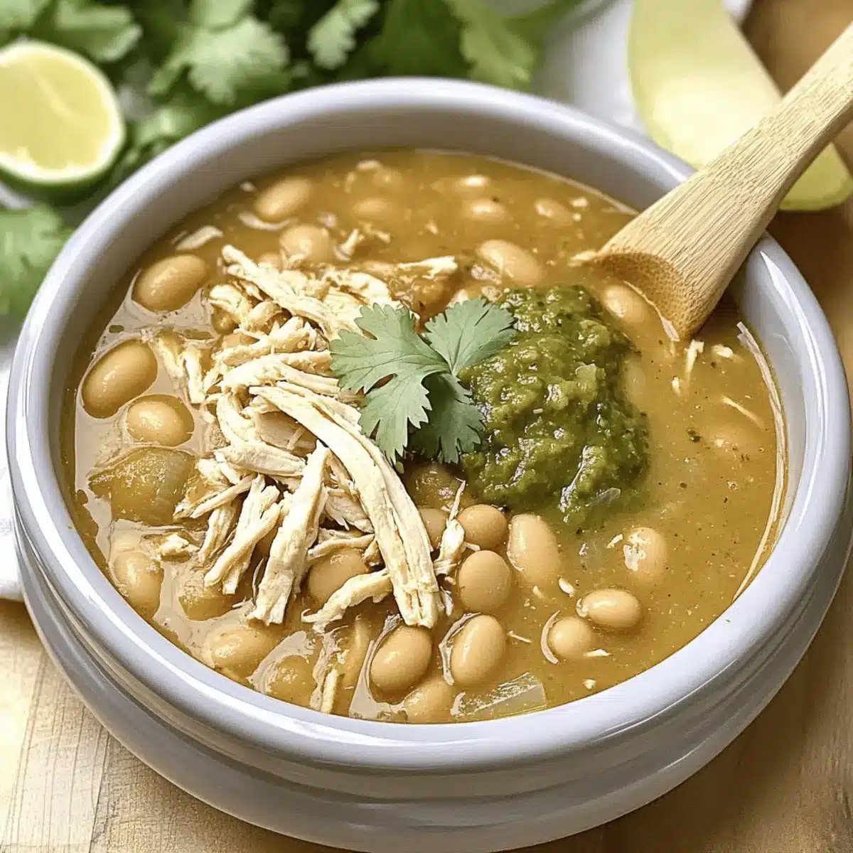 Crockpot White Chicken Chili Delight