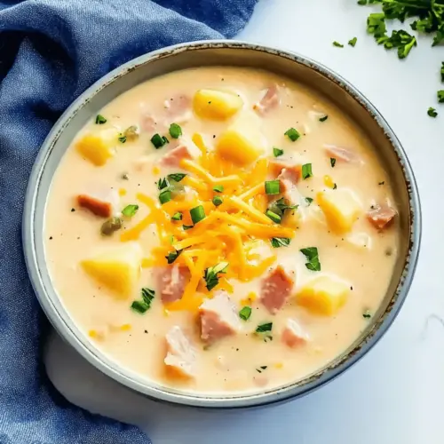 Yukon Gold Potato and Ham Soup