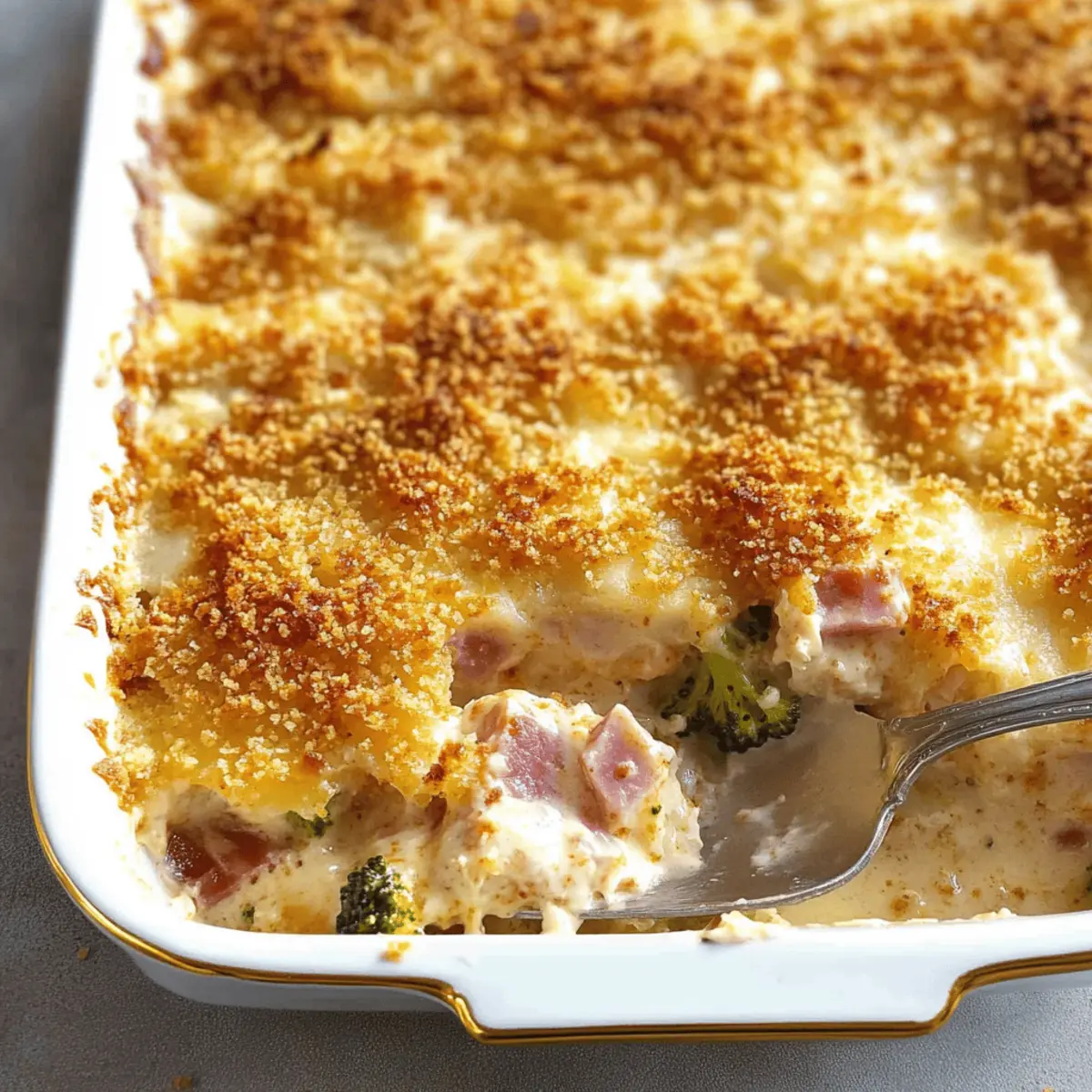 Chicken Cordon Bleu Casserole