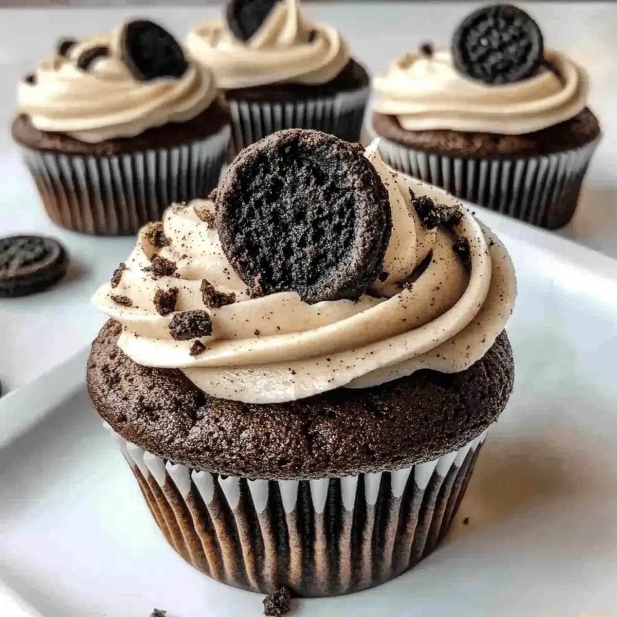 Gluten-Free Cookies & Cream Cupcakes – Bakery‑Style