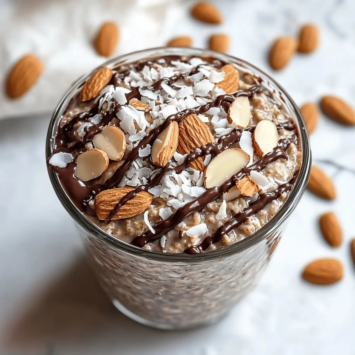 Vegan Almond Joy Overnight Oats