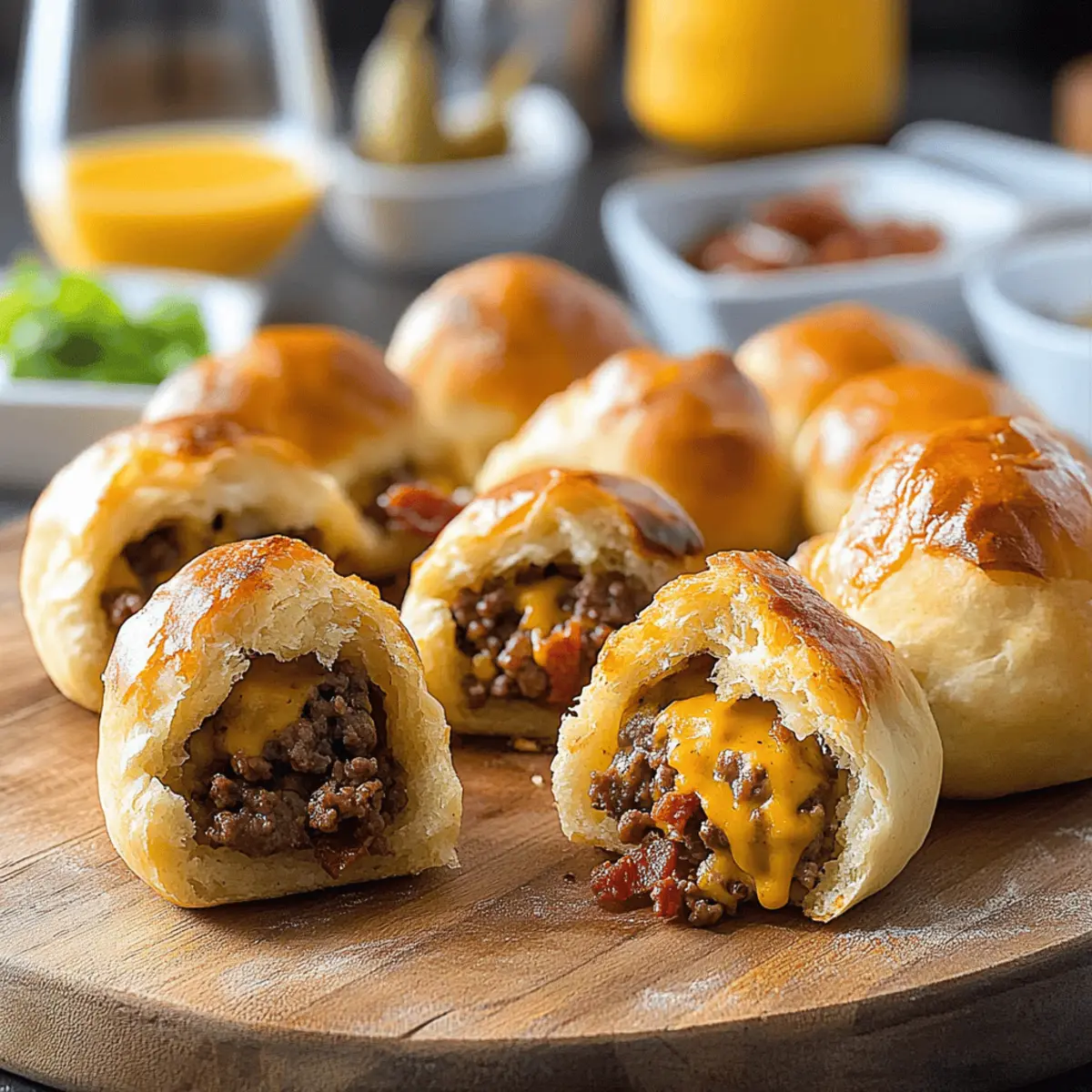 Bacon Cheeseburger Bombs