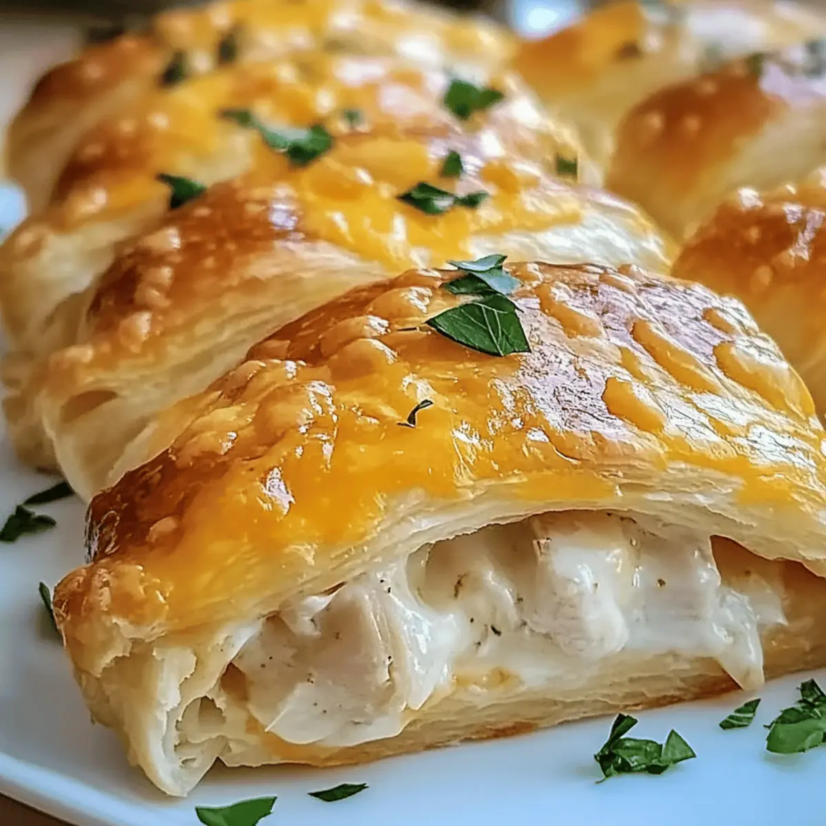 Cheesy Chicken Crescent Rolls