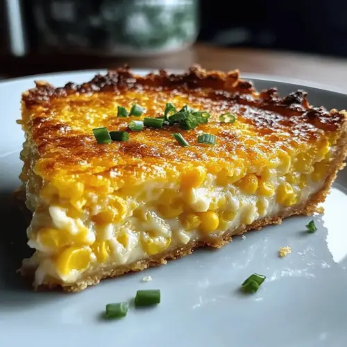 Cheddar Sweet Corn Pie
