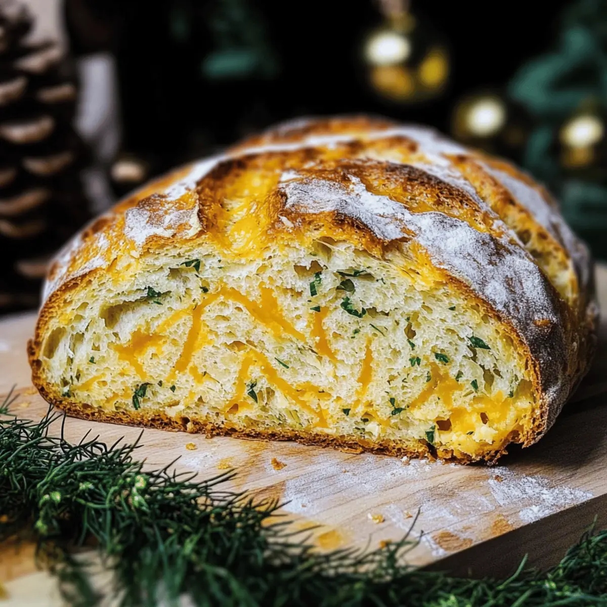 Cheddar and Herb Soda Bread