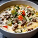 Creamy Philly Cheese Steak Soup