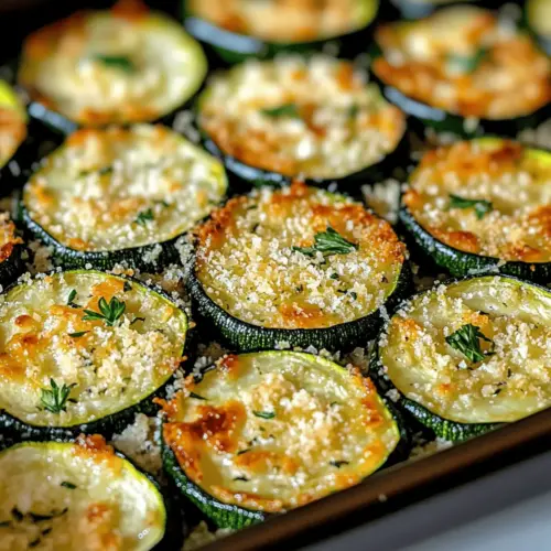 Crispy Baked Parmesan Zucchini