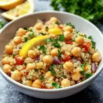 Lemon Herb Quinoa with Chickpeas