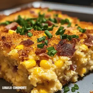 Loaded Cornbread Casserole