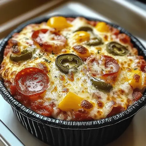 Low Carb Crustless Pizza Bowl