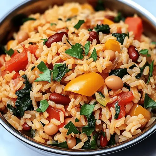Mediterranean Rice and Beans