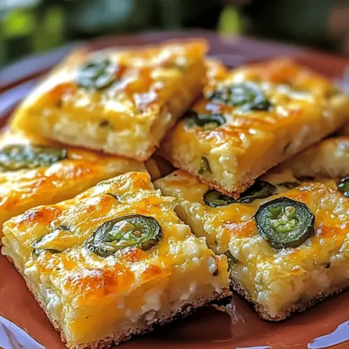 Simple Jalapeño Cheese Squares