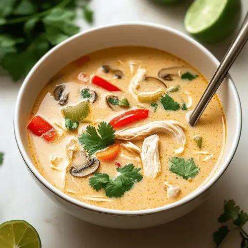 Thai Coconut Chicken Soup