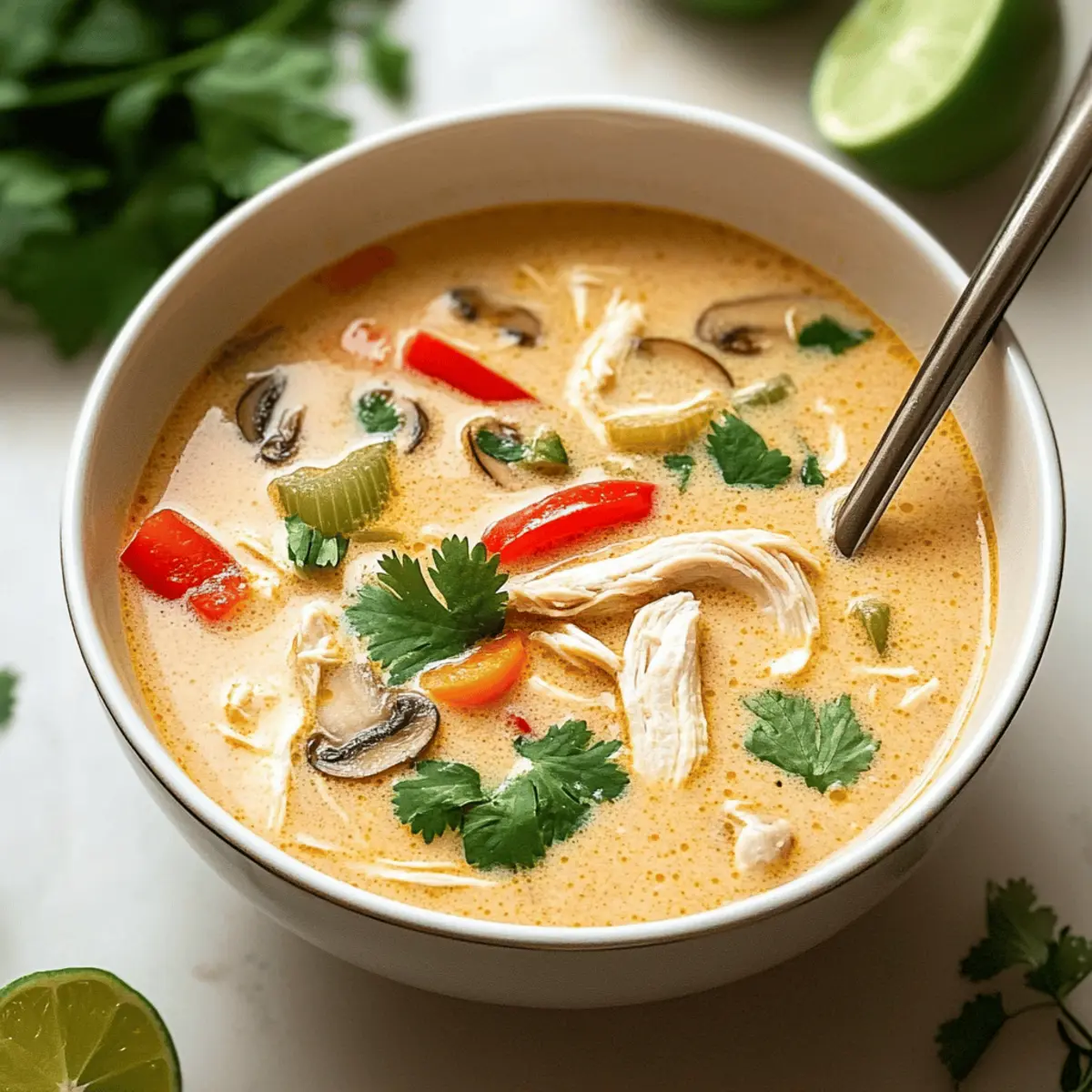 Thai Coconut Chicken Soup