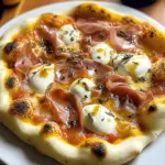White Pizza with Prosciutto & Hot Honey