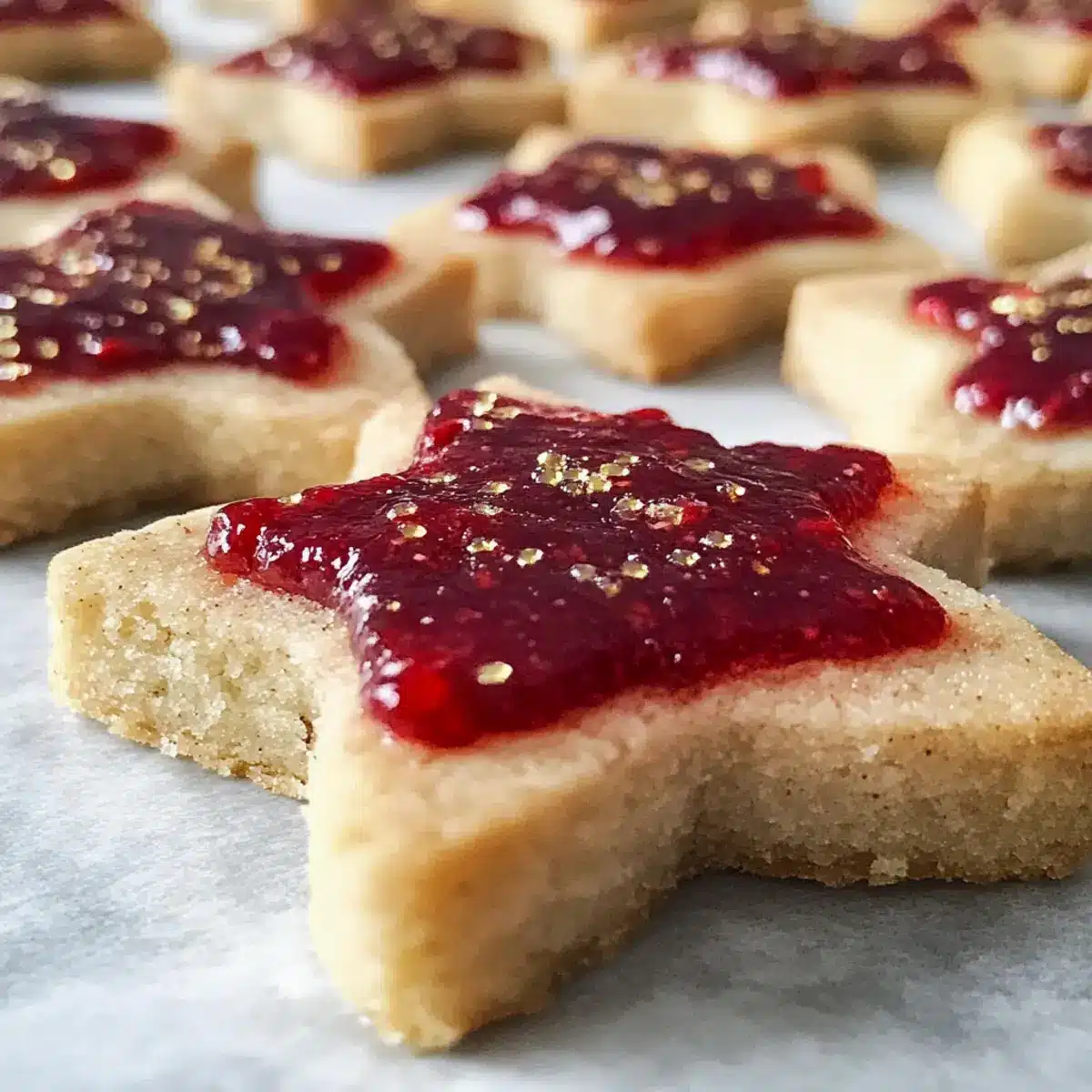Sugar Plum Shortbread Cookies