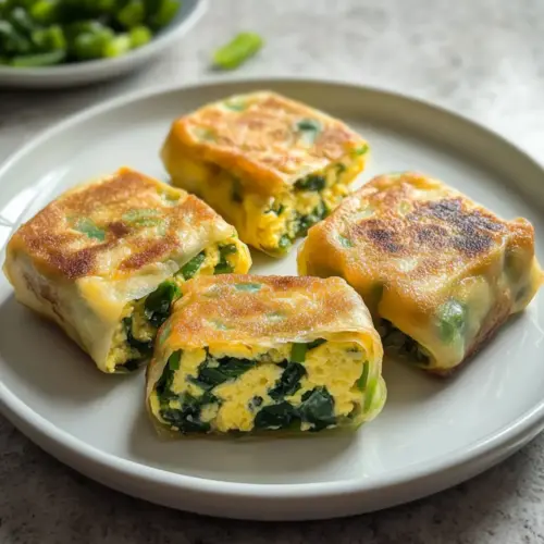 Crispy Rice Paper Egg Wraps