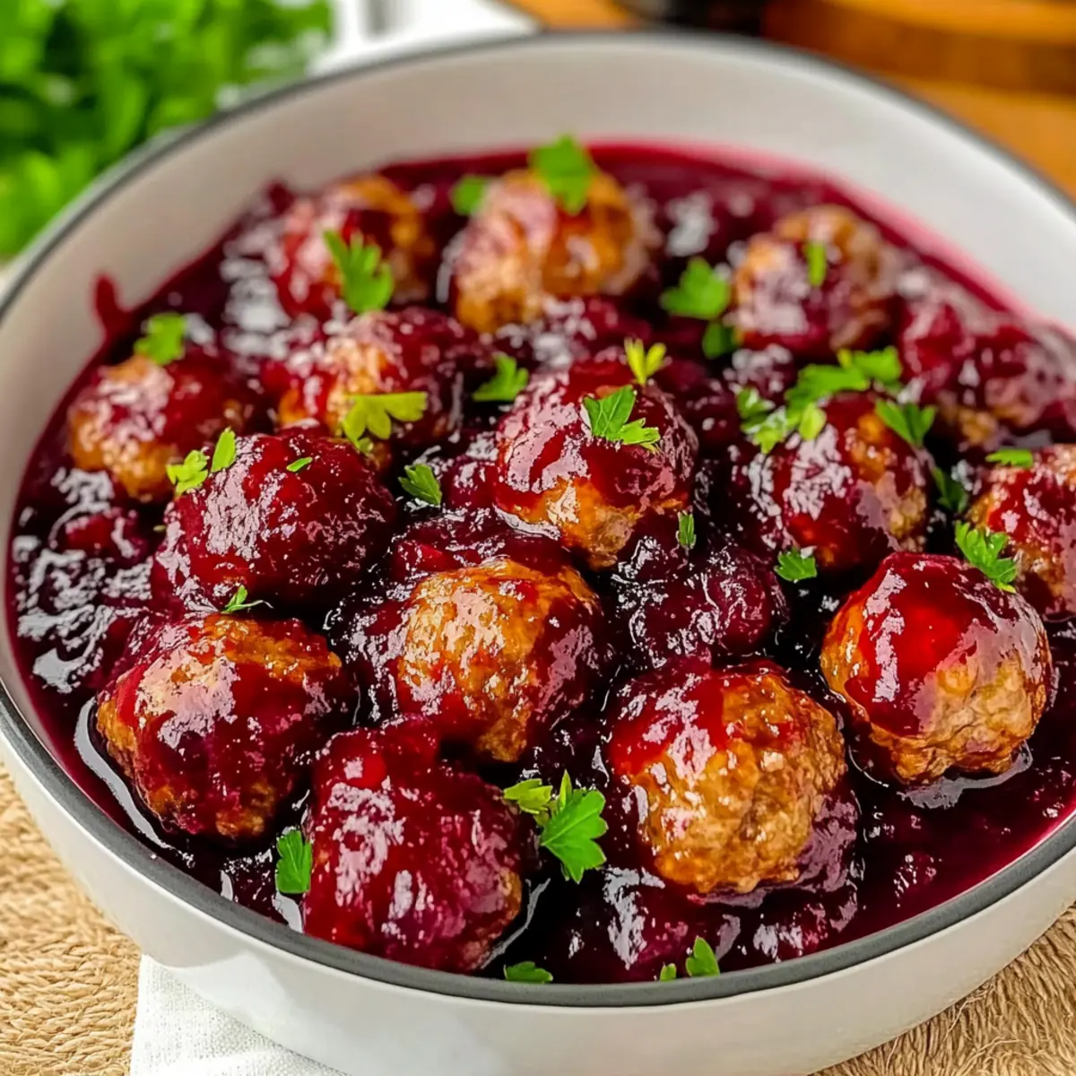Cranberry Meatballs