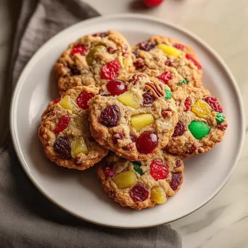Christmas Fruitcake Cookies