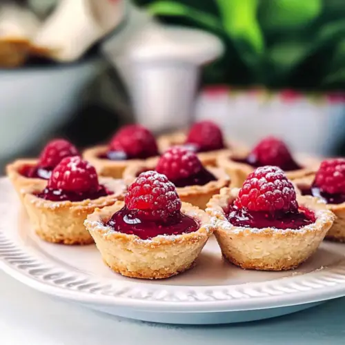 Raspberry Jam Shortbread Tarts