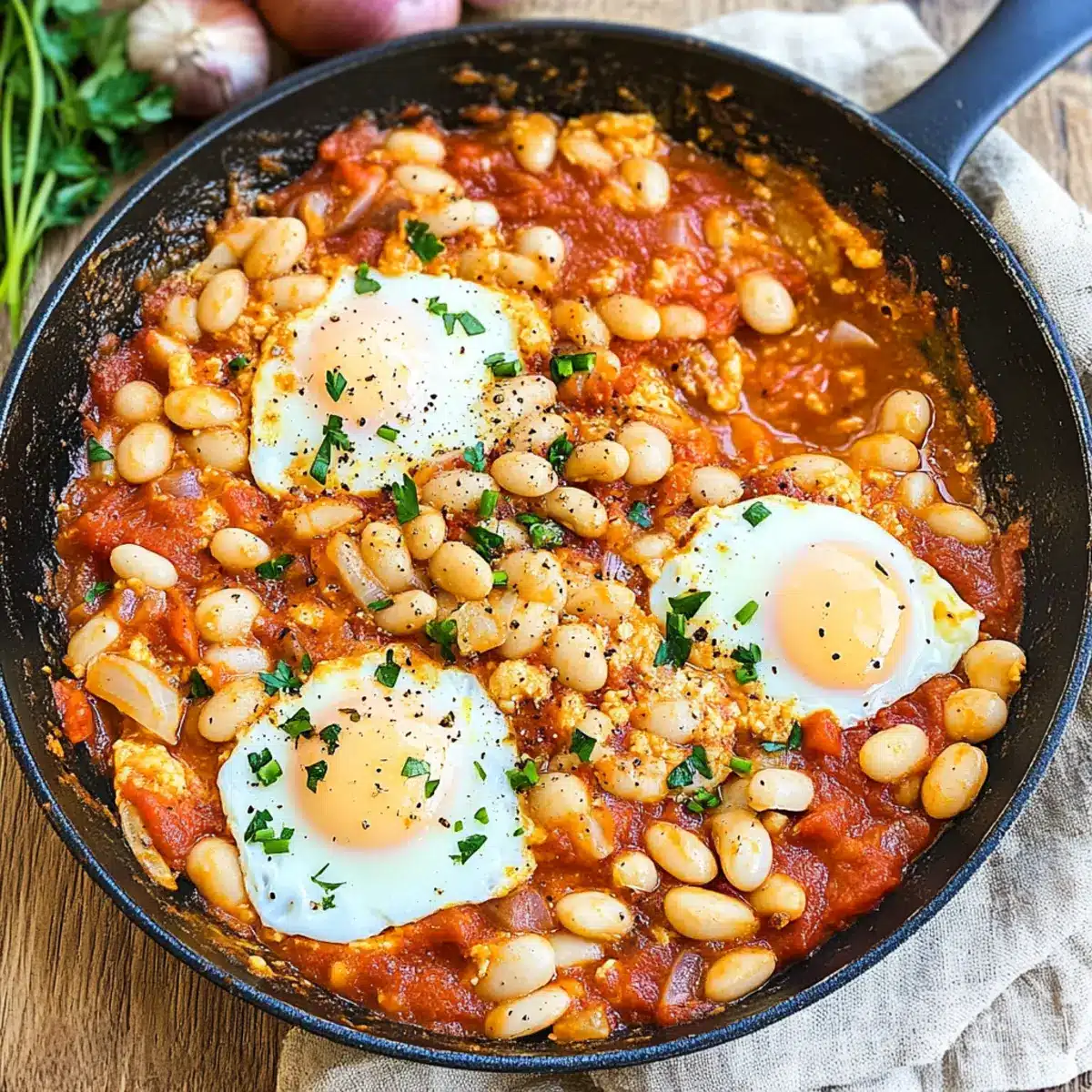Spanish Beans & Eggs