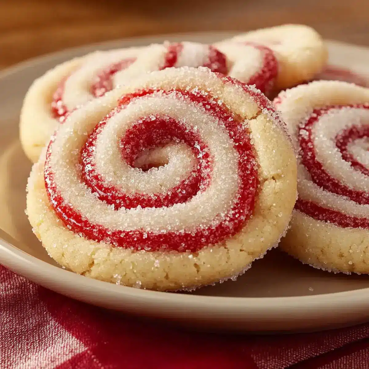 Peppermint Swirl Cookies