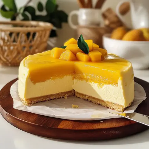 Mango Mousse Cake