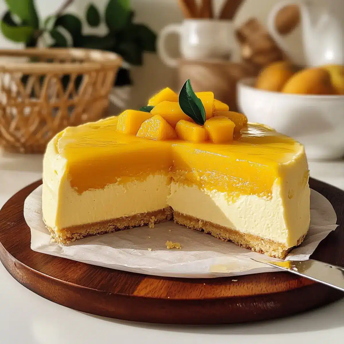 Mango Mousse Cake