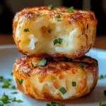 Cheesy Mashed Potato Puff Bites