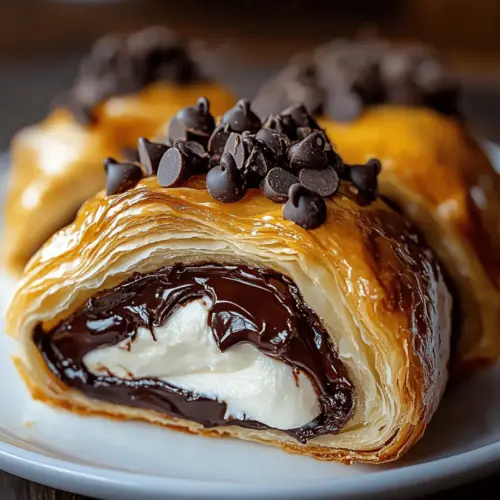 Chocolate Cream Cheese Danish