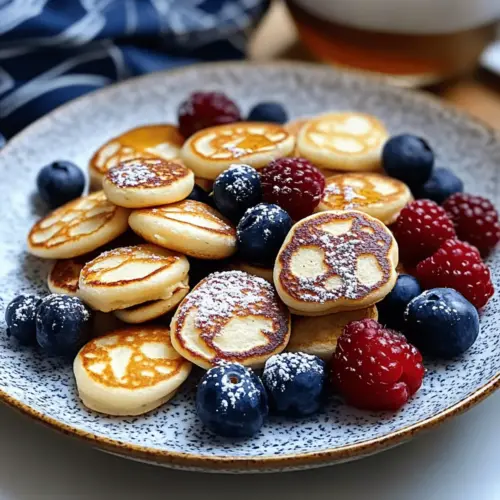 Fluffy Mini Pancakes