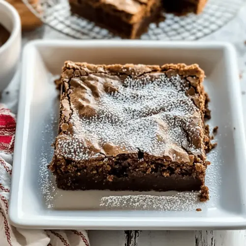 Gingerbread Brownies