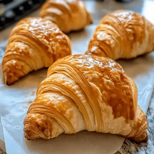 Homemade French Croissant