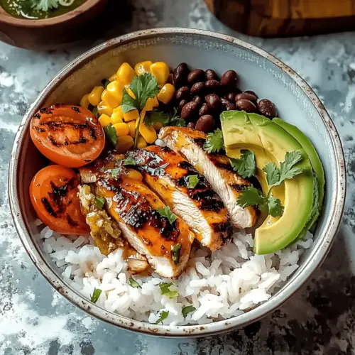 Honey Lime Chicken & Rice Bowls