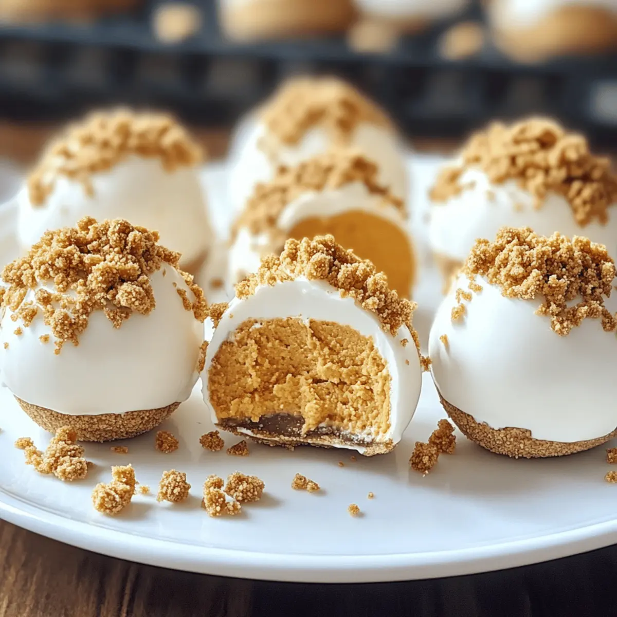 No Bake Pumpkin Cheesecake Balls