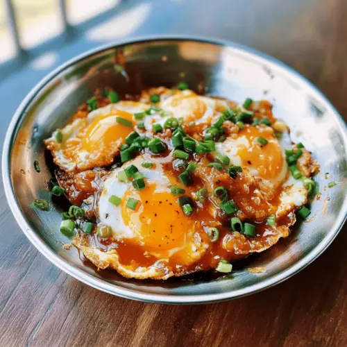Spicy Sweet and Sour Fried Eggs