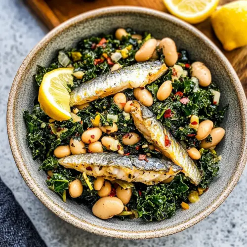 Greens and Beans with King Oscar Sardines