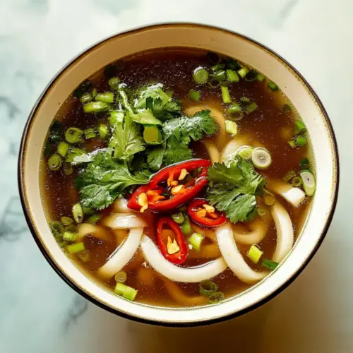 spicy garlic chicken broth