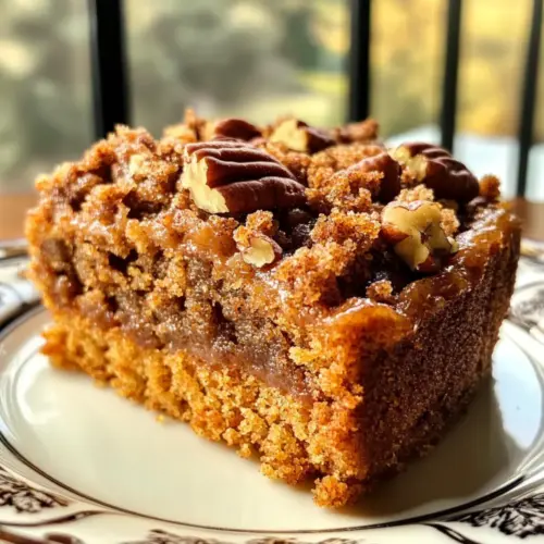 Pumpkin Pecan Coffee Cake