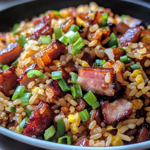 XO Fried Rice with Char Siu
